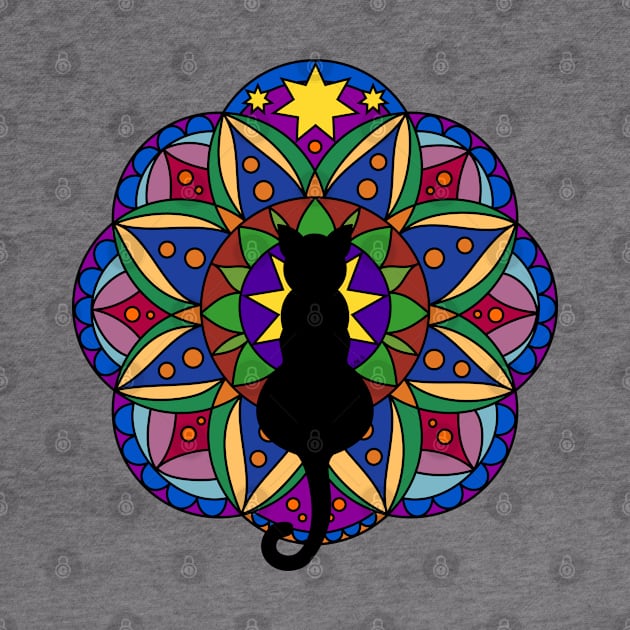 Cat Mandala by The Lemon Stationery & Gift Co